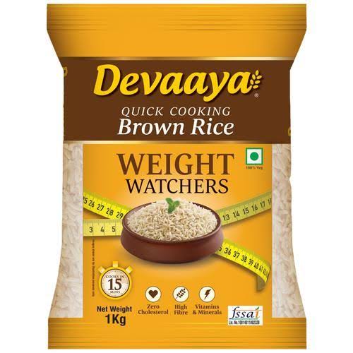 Daawat Brown Rice (wait watches quick cooking )