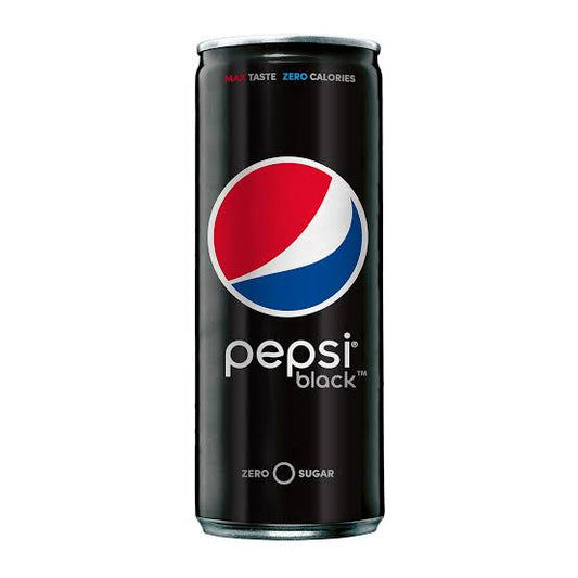 Pepsi black zero sugar soft drink