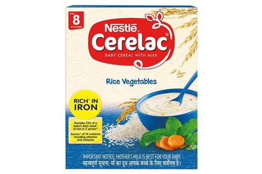 Nestle cerelac rice vegetable baby careal