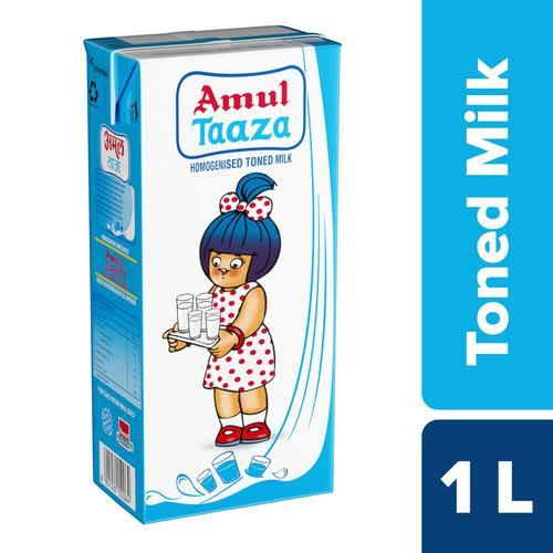 Amul taza toned fresh milk