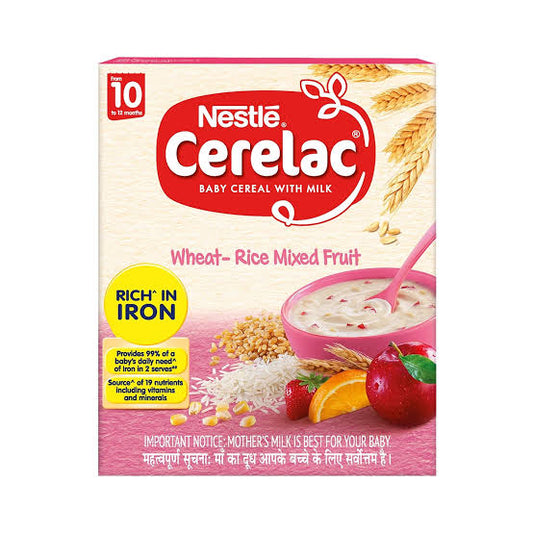 Nestle cerelac  with milk wheat rice mixed fruits