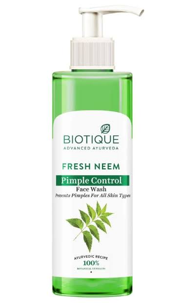 Biotique  fresh neem pimple control face wash