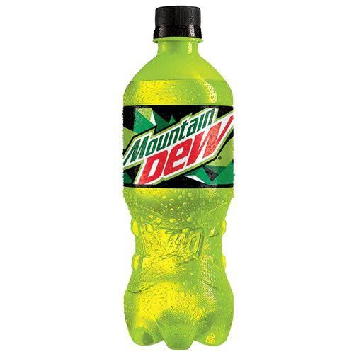 Mountain dew grip soft drink