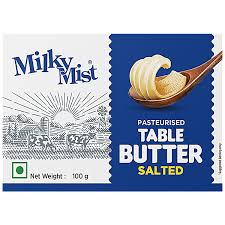 Milky mist table butter salted